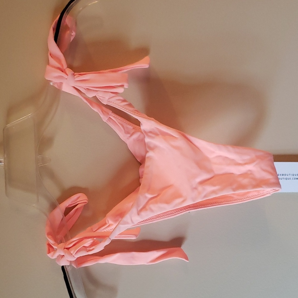 NWT White Fox Boutique ST BARTS Bikini Bottoms in Sherbert Size M